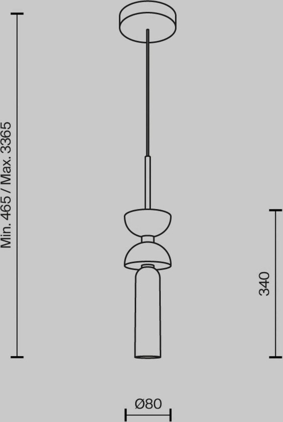 hengelampe Kyoto, gull, Ø 10 cm, marmor, glass