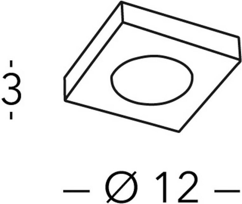 Kolarz taklampe Click Q, vintage sølvfarget Lengde 12 cm