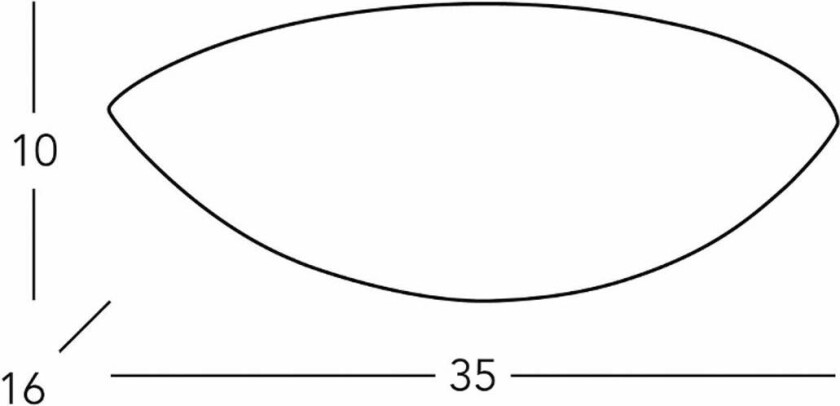 Kolarz Bisquitte vegglampe, hvit, bredde 35 cm, gips