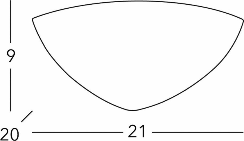Kolarz Bisquitte vegglampe, hvit, bredde 21 cm, gips