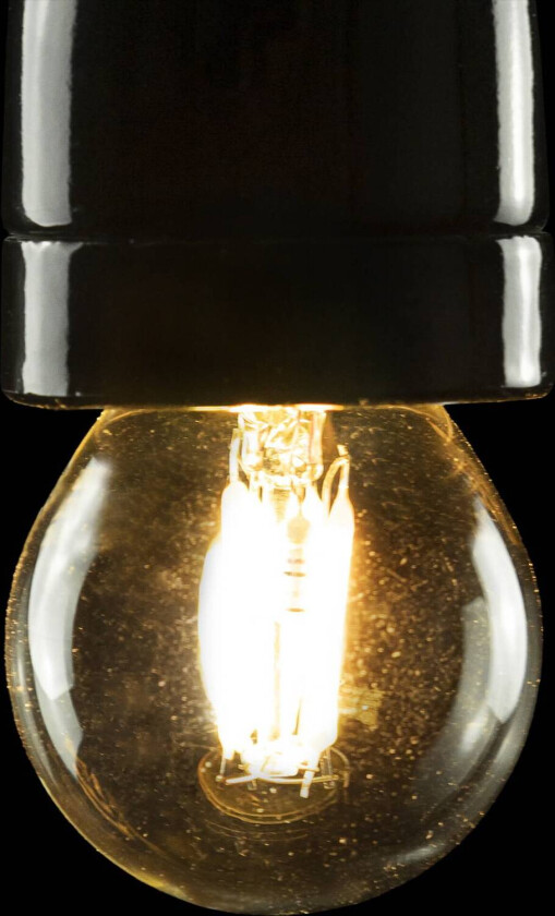 LED E27 3W golfball 24V DC glødetråd klar 927 dimbar