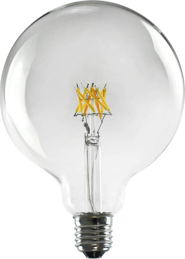 LED E27 6W Globe 24V DC klar glødetråd 927 dimbar