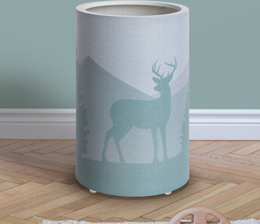 LED-bordlampe 25/15 Scandi Forest, grønn, 38 cm, dimbar