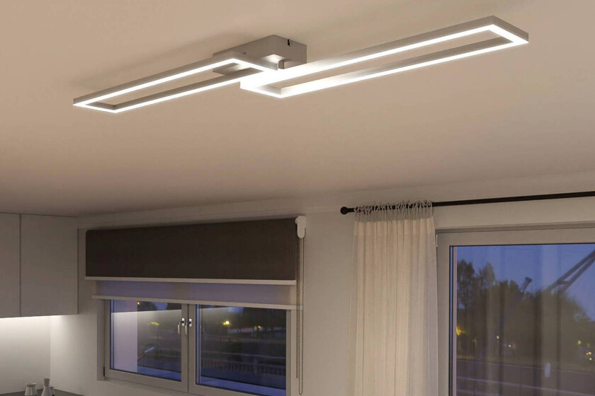 Müller Licht tint LED taklampe Ciso, RGB, CCT, sølv