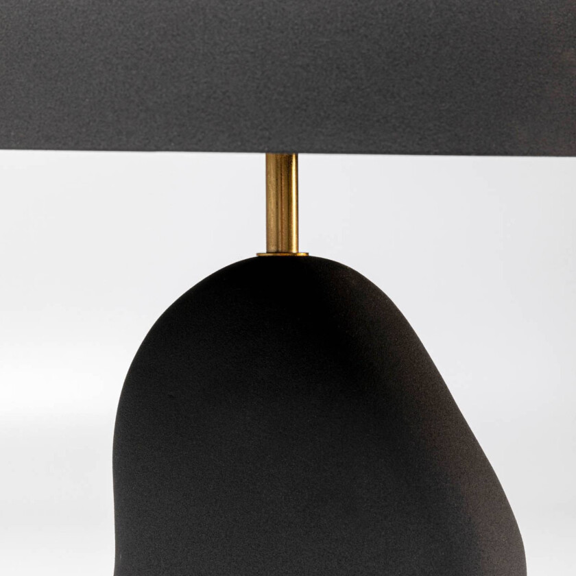 KARE Nube bordlampe, svart, stål, høyde 27 cm