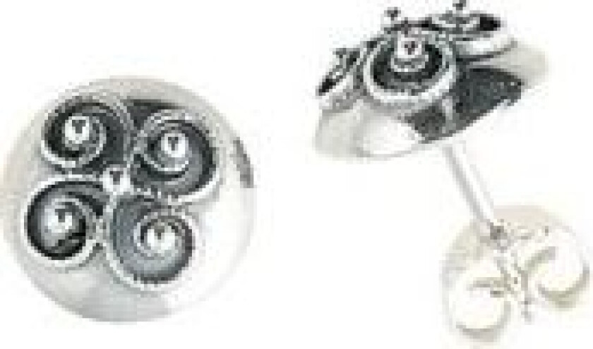 Øredobber Rogaland i 830 oksidert sølv