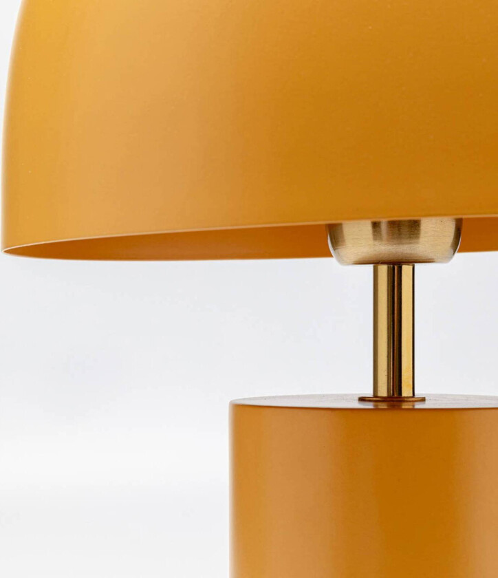 KARE bordlampe Loungy, oransje, stål, høyde 38 cm