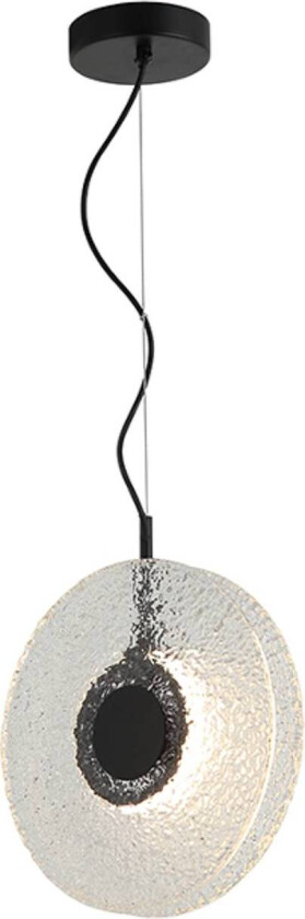 Hengelampe 23073, klar, glass, Ø 28 cm, 3000 K