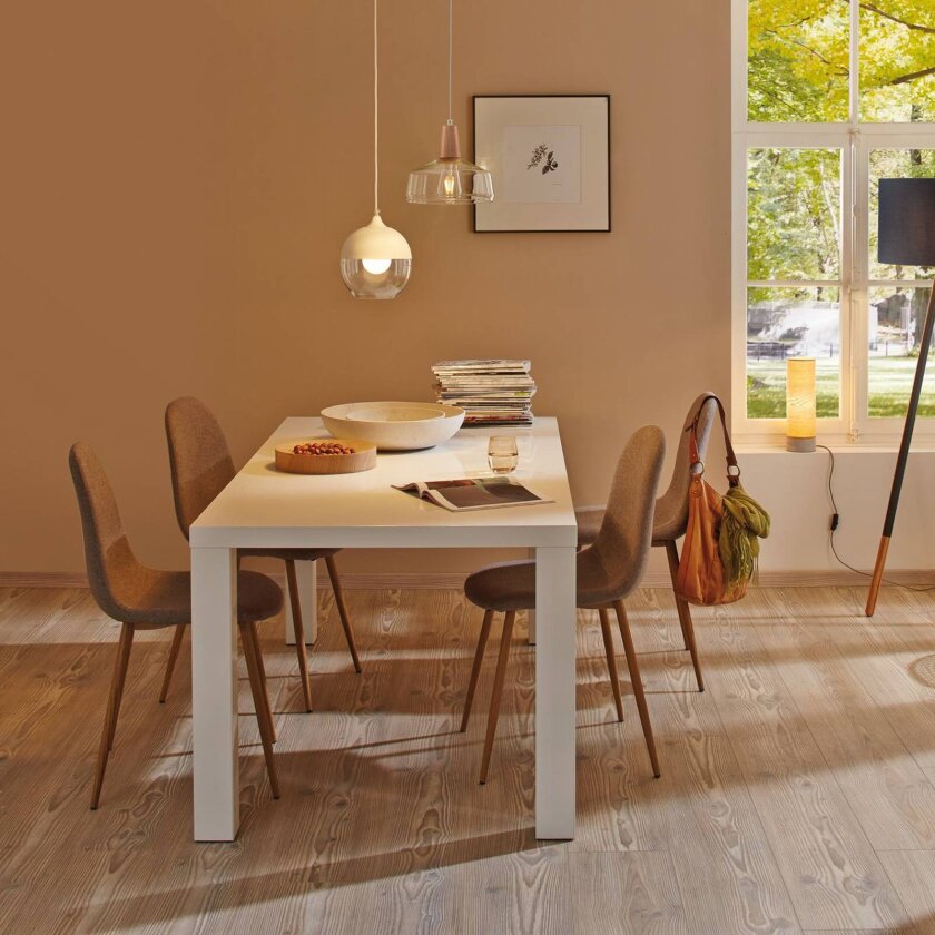 LED-dråpepære, glødetråd, E14, 6,5 W, klar, 2700K
