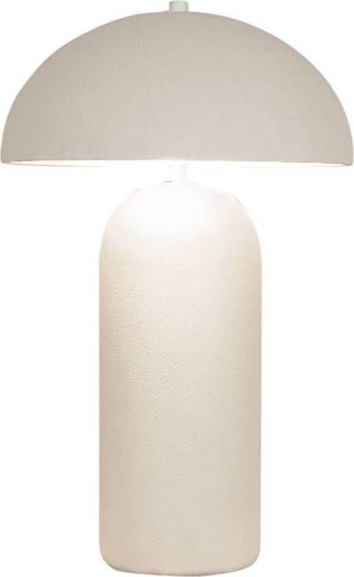 Bordlampe 23007, hvit, keramikk, høyde 48 cm, E27