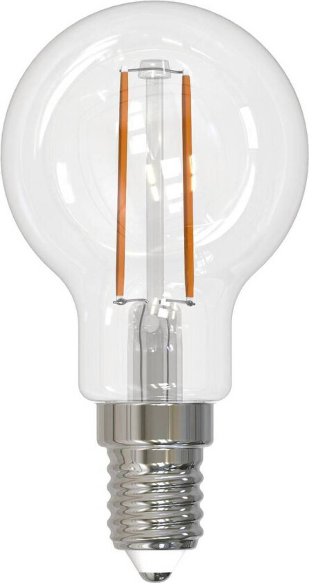 LED-dråpe E14 2 W glødetråd 2 700 K klar 2stk