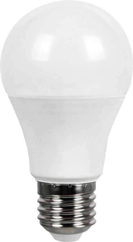 LED glødepære E27 8,5 W opal 2 700 K, 2-pakning