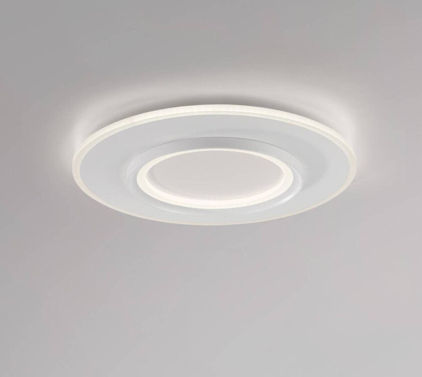 Paul Neuhaus taklampe Q-Kalina, hvit, Ø 50 cm