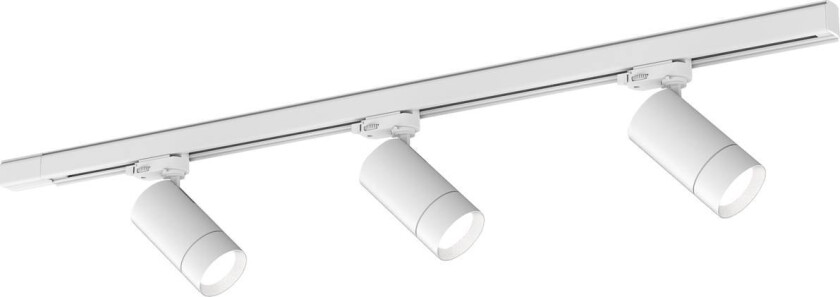 LED-skinnesystem Moove, hvit, 3-lys.