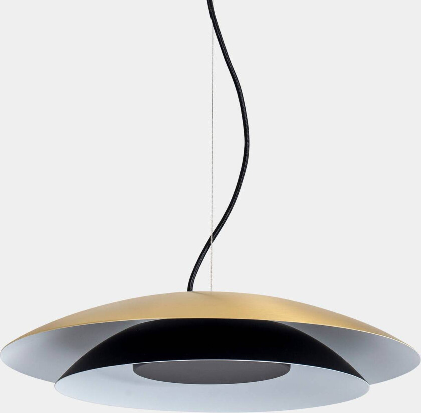 LED-pendellampe Noway Big desentralisert, gull matt, CCT