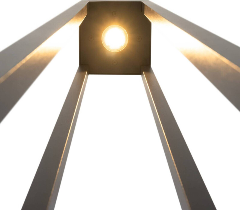 utelampe Elbe, høyde 200 cm, grafittfarget