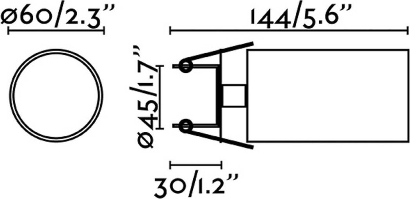 Innfelt spot Stan, hvit, aluminium, Ø 6 cm