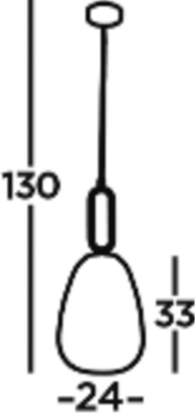 Elixir pendellampe, nikkelfarget/klar, glass, Ø 24 cm, E27