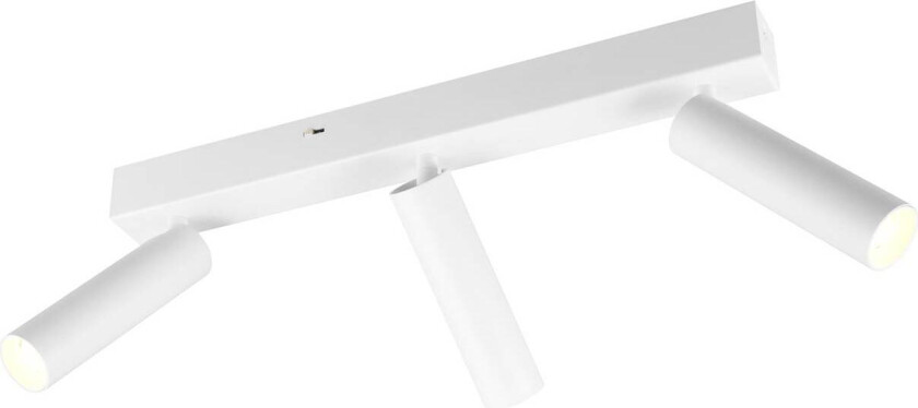 Ambala LED downlight, 3 lyskilder, hvit, metall, CCT, dimbar