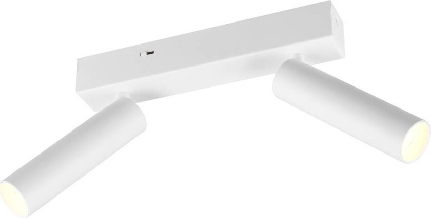 LED downlight Ambala, 2 lyskilder, hvit, metall, CCT, dimbar