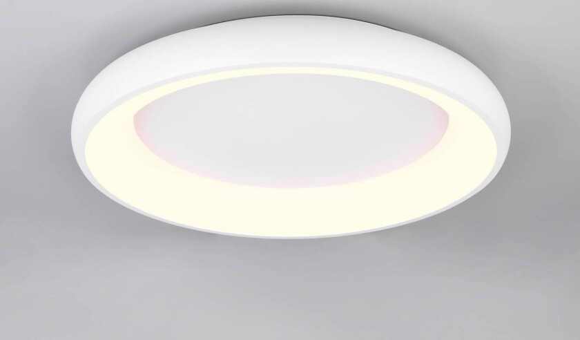 Taklampe Cardona, Ø 62 cm, matt hvit, metall, CCT