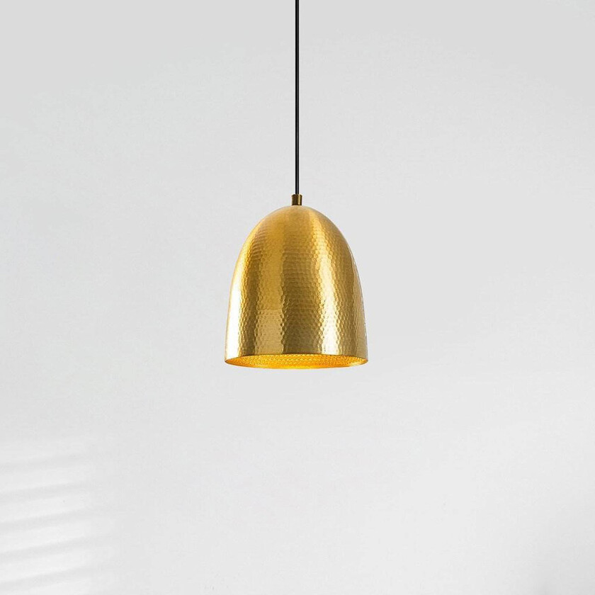 Tattoo 2376 hengelampe, gullfarget, metall, Ø 20 cm