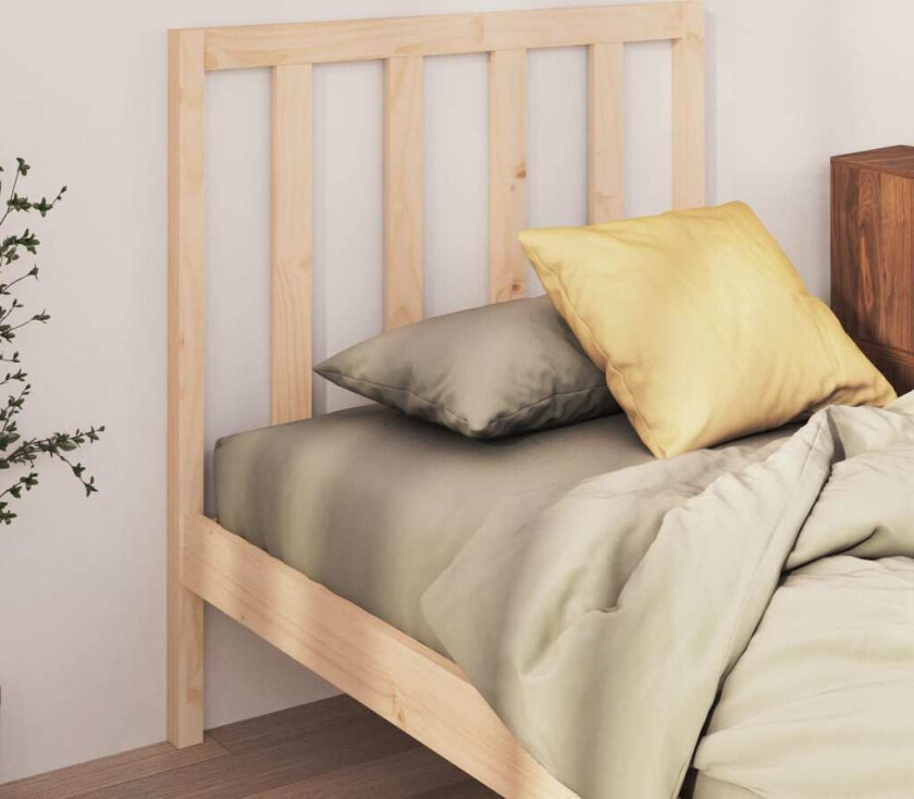 Sengegavl 95x4x100 cm heltre furu