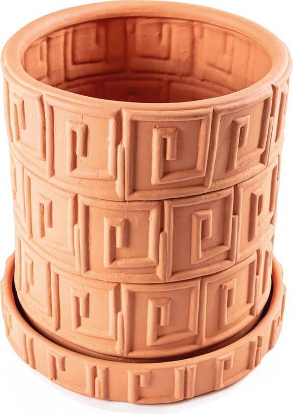 SELETTI Vase Magna Graecia Greca, underkop, terrakotta