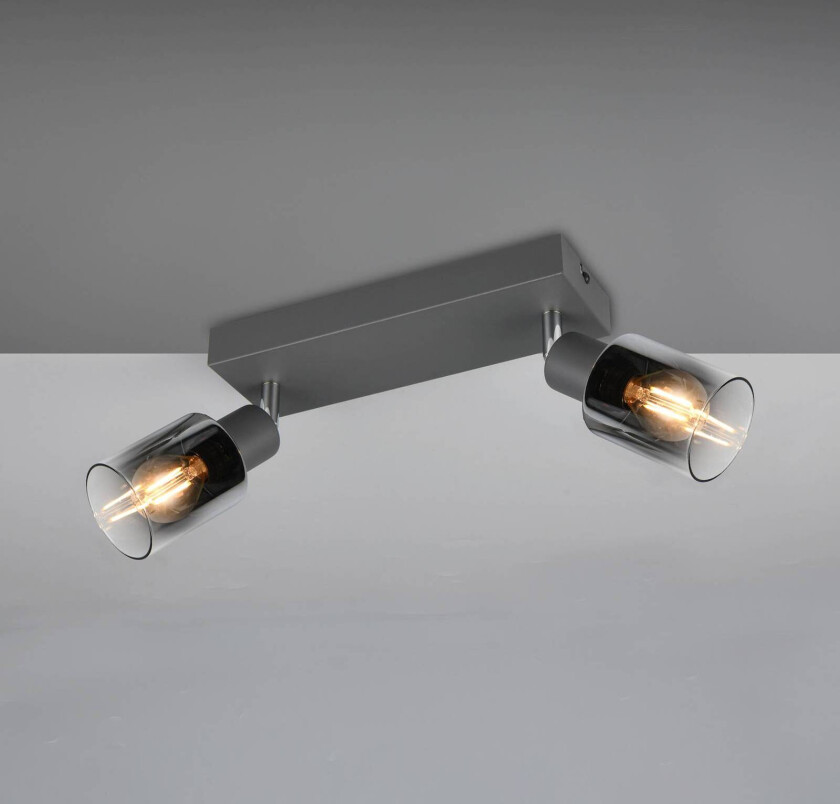 Cadiz downlight, 2 lyskilder, E14, antrasitt