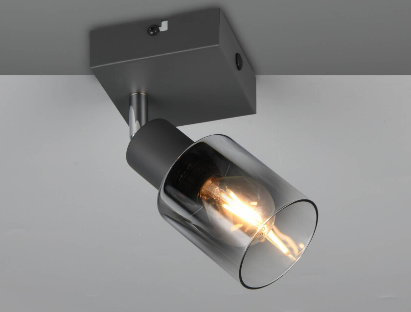 Cadiz downlight, 1 lyskilde, E14, antrasitt