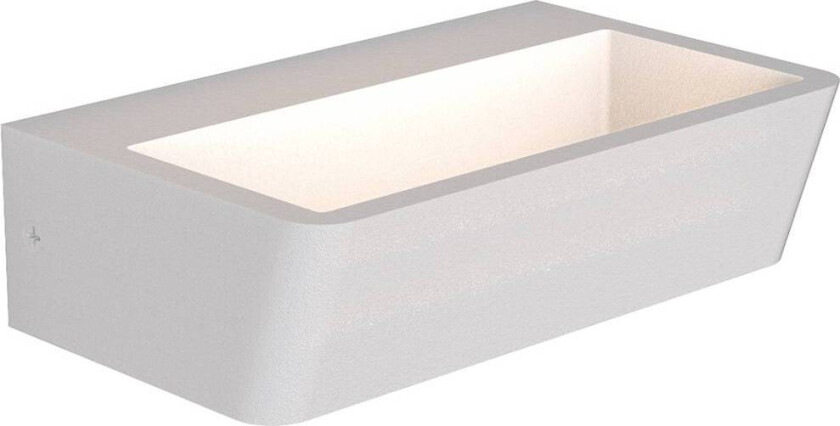 Altea LED-vegglampe, bredde 16 cm, hvit, opp/ned, aluminium