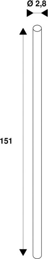 LED-rørpære C T8, G13, 24 W, lengde 151 cm, 4 000 K