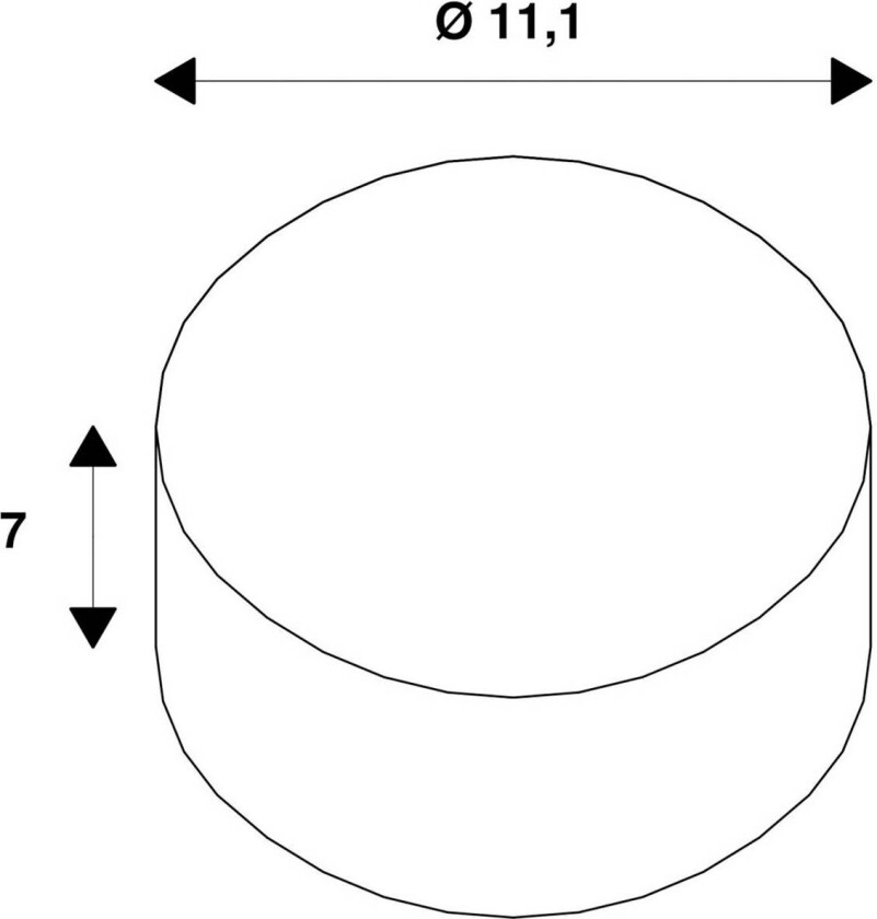 LED-reflektorpære QPAR11, 30 grader, GU10, 12,5 W, 2700 K