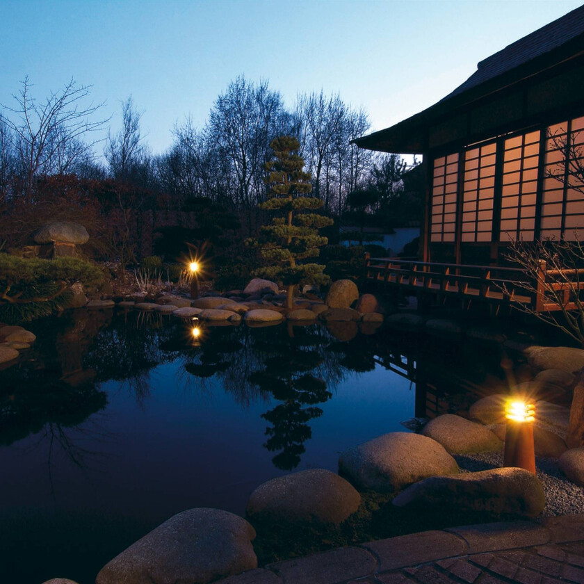 Rusty 40 sokkellampe, rustfarget, stål, høyde 40 cm