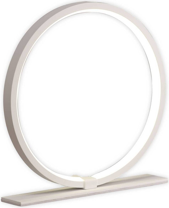 Kitesurf LED-bordlampe, aluminium, Ø 25,7 cm, hvit