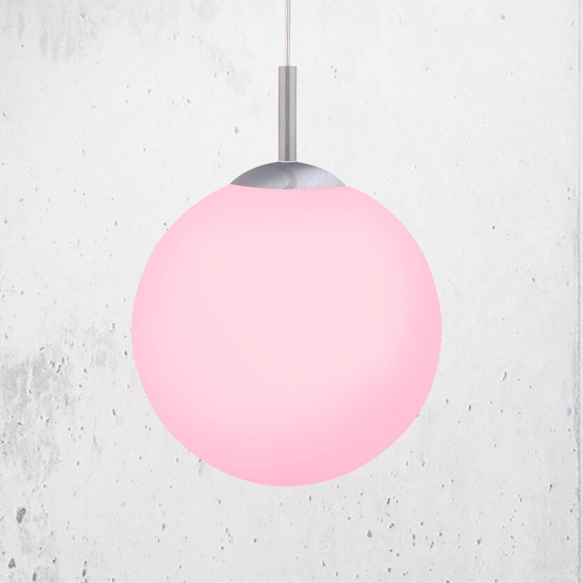 Hengelampe LOLAsmart Bolo, Ø 25 cm, RGB, CCT