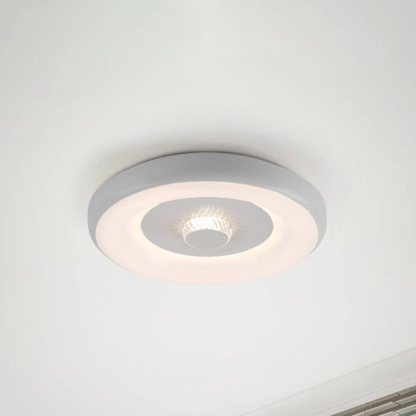 Taklampe LOLAsmart Vertigo, hvit