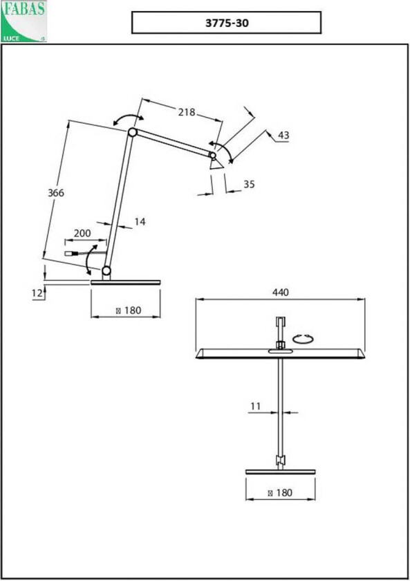 LED-skrivebordslampe Beba, antrasitt, CCT, dimbar