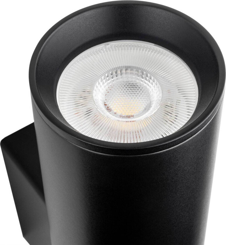 Cerro vegglampe, antrasitt, stål, Ø 6 cm, opp/ned