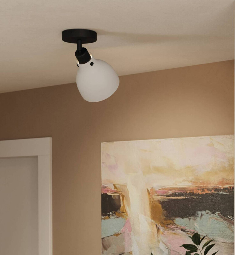 Matlock downlight, lengde 24,5 cm, grå/svart, stål