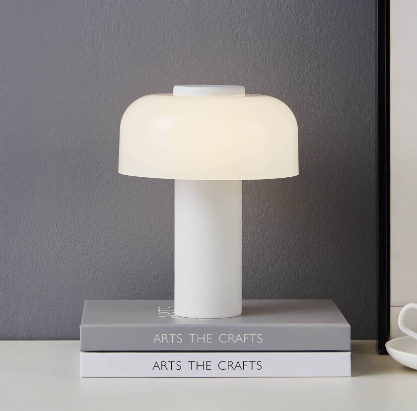 LED-bordlampe Ponente, Ø 16 cm, hvit, CCT, dimbar