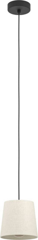 Febres hengelampe, svart/hvit