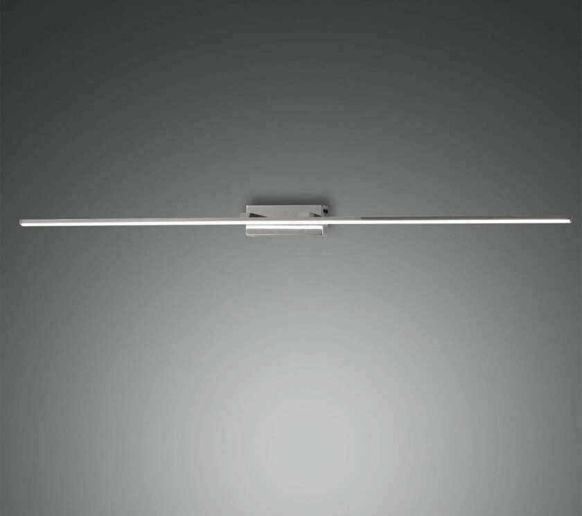 LED-speillampe Nala, forkrommet, bredde 110 cm, metall