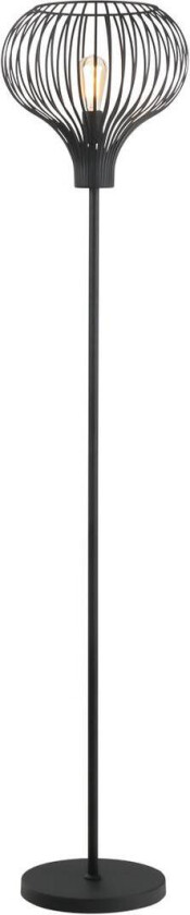 Aglio gulvlampe, høyde 180 cm, svart, metall