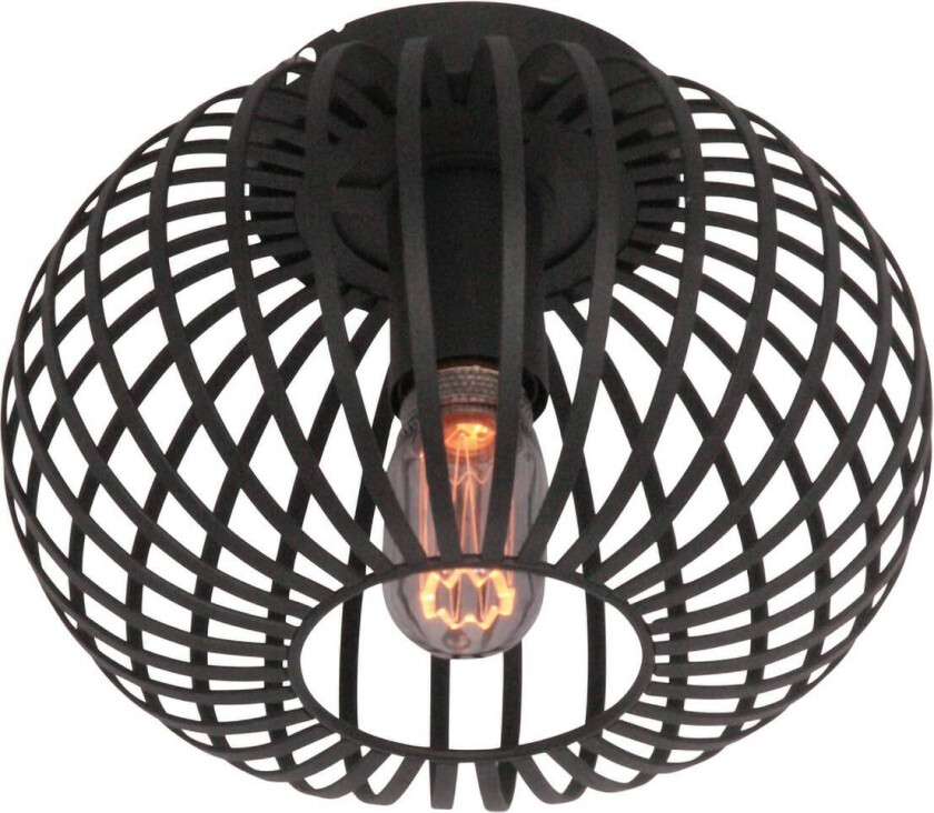 Aglio taklampe, Ø 25 cm, svart, metall