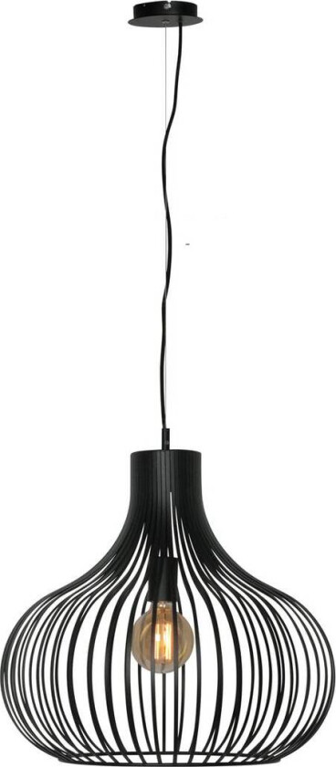 Aglio hengelampe, Ø 48 cm, svart, metall