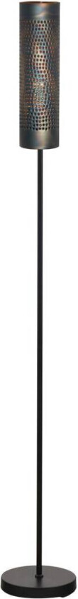 Forato gulvlampe, høyde 174 cm, brun, metall
