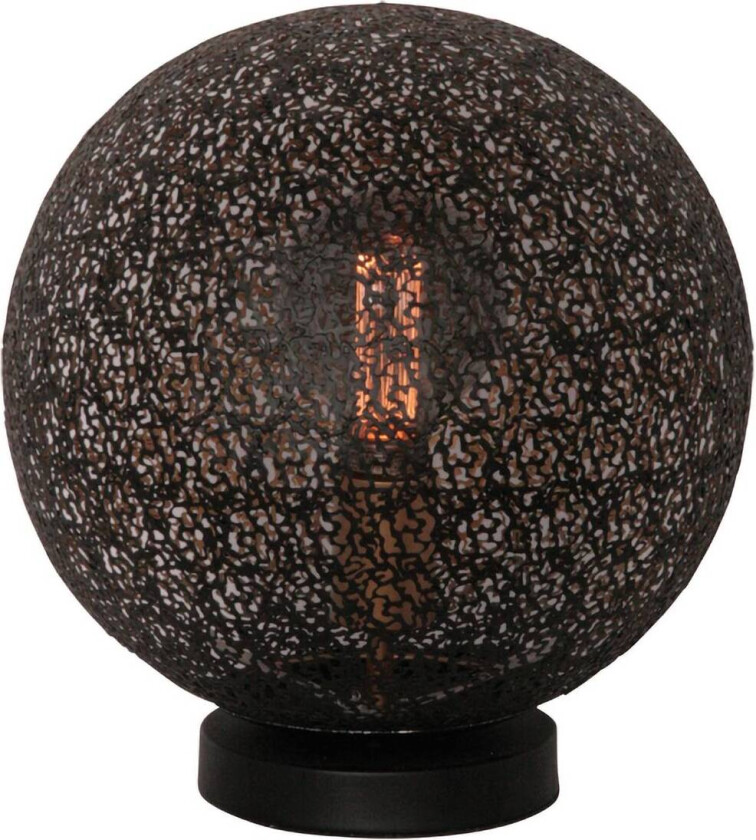 Oronero bordlampe, Ø 30 cm, svart/gullfarget, metall