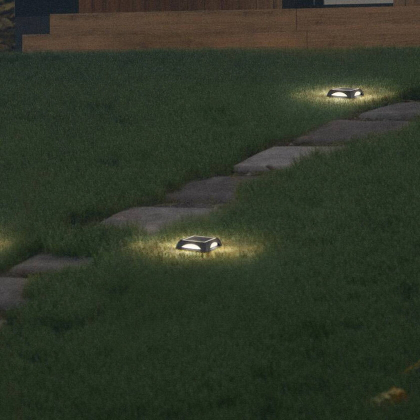 Solar LED-bakkelys Endura Style Utili, kantet