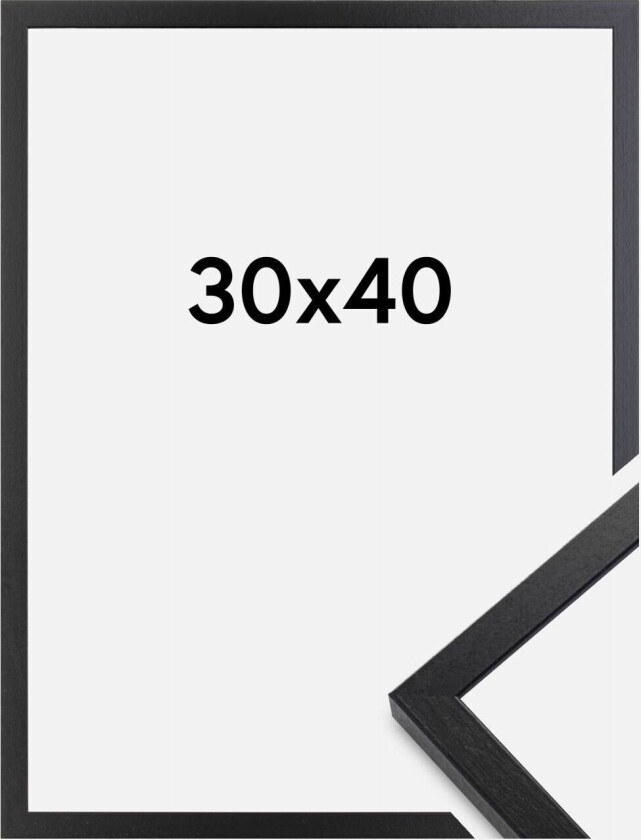Focus Ramme Soul Plekiglass Svart 30x40 Cm